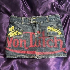 Von Dutch Mini Skirt 
Extra Small